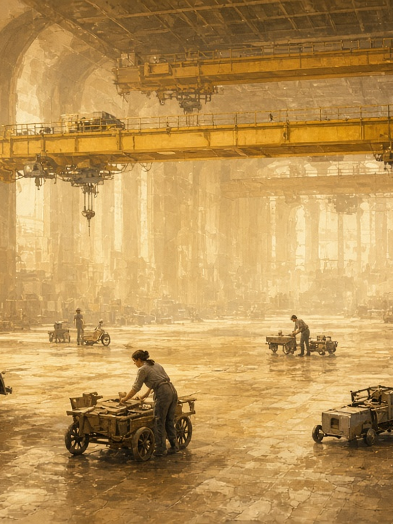 Everyday vehicles assembled in the plant