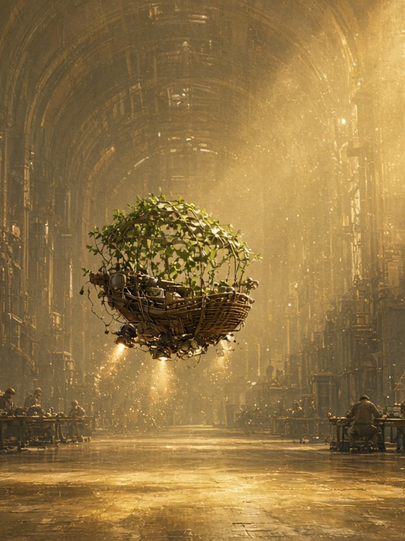 A rare craft that briefly flies