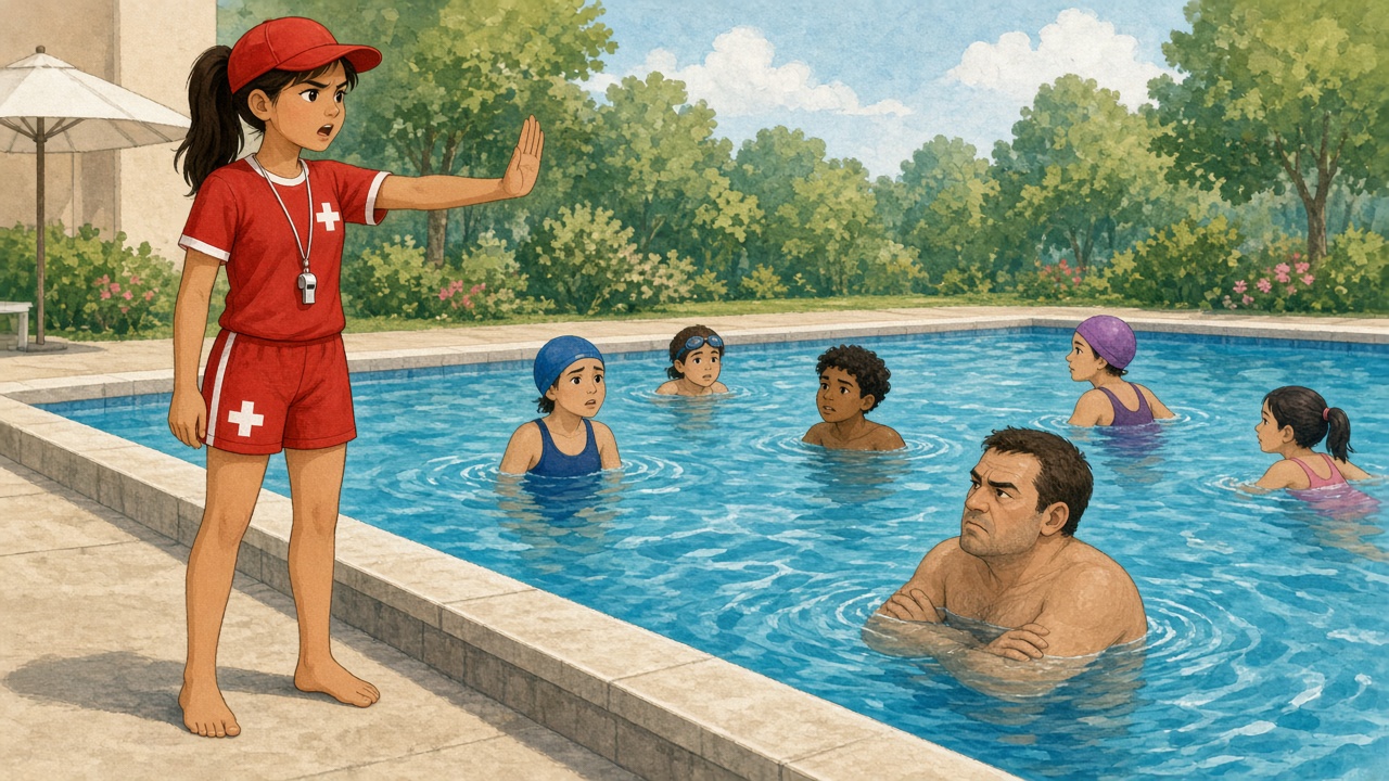 A lawful order is refused at the pool